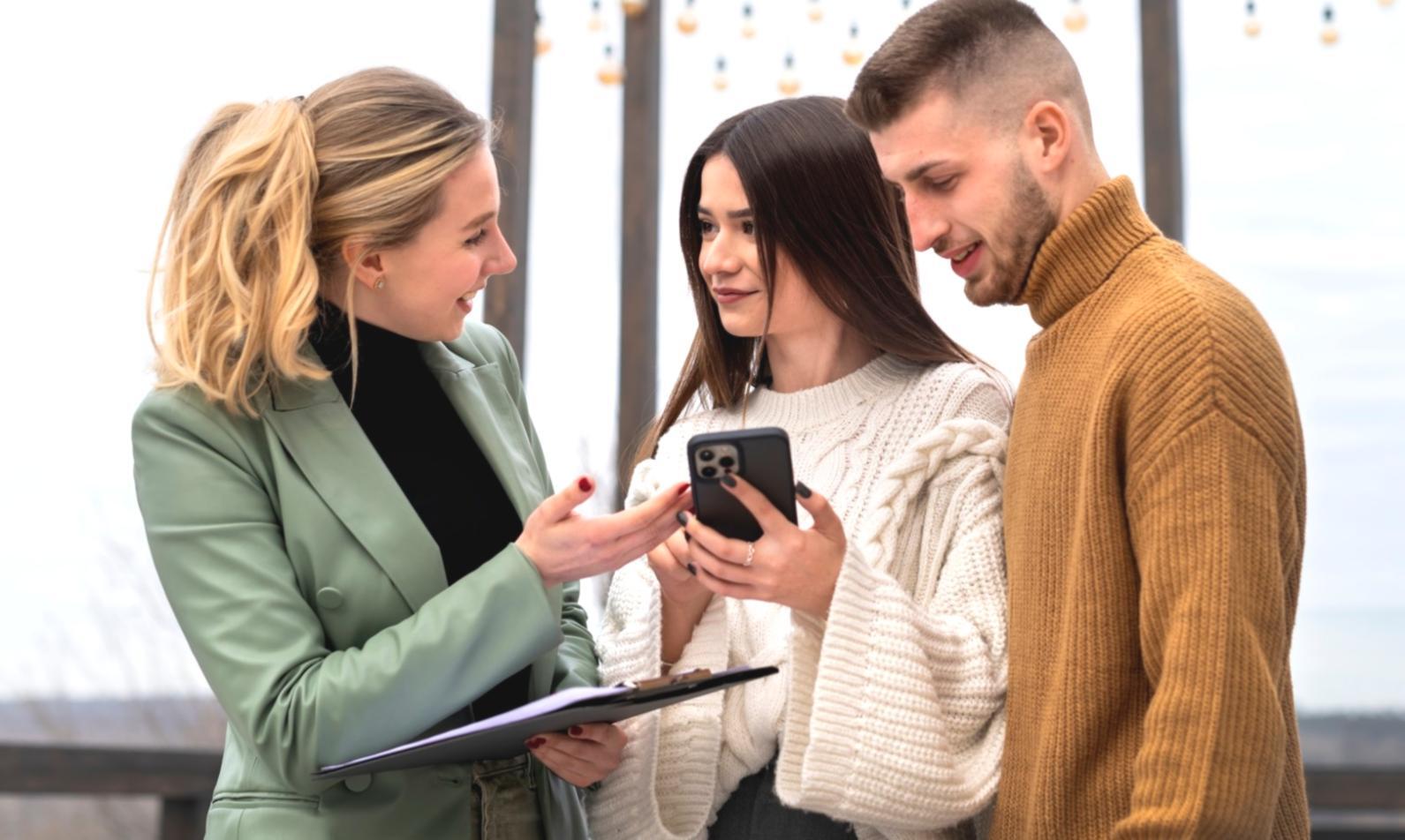 Professional business training environment showing collaborative learning space